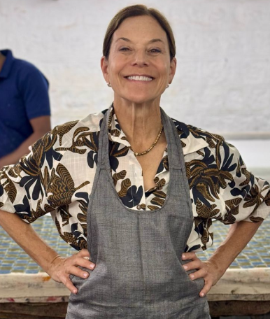 Gina Sanders at Karya Office